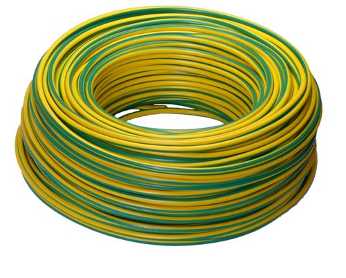 PVC-Aderleitung HO7V-U 6,0mm² Erdungsleitung grün-gelb