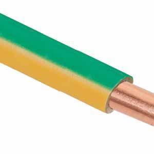 PVC-Aderleitung H07V-U 4,0mm² Erdungsleitung grün-gelb